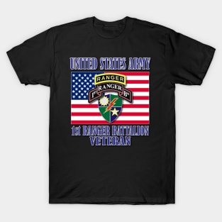 1st Ranger Battalion- Veteran T-Shirt